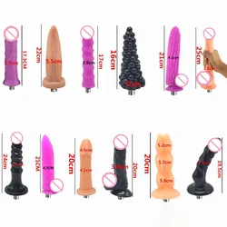 ROUGH BEAST Traditional Sex Machine Attachment for Women 3XLR 3PRONG Attachment Dildo for Sex Masturbation Love Machine Sex Toy