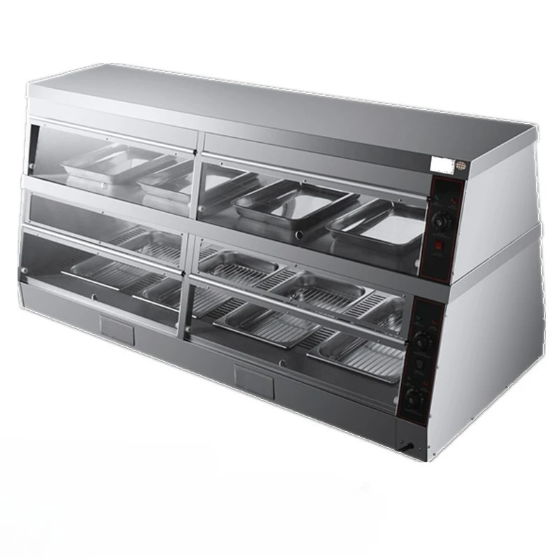Hot air circulation thermal insulation and moisturizing display thermal insulation cabinet Hamburg Western fast food equipment