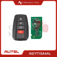 10 piezas Autel IKEYTY8A4BL IKEYTY8A4AL Universal inteligente remoto clave 3 1 botones para Toyota para Autel inteligente clave para KM100 IM508 IM608