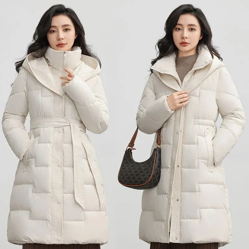 

Lady Cotton Padded Outerwear Slim Temperament Ladies Winter Parka Coat Women's Down Cotton Jacket Korean Version Versatile