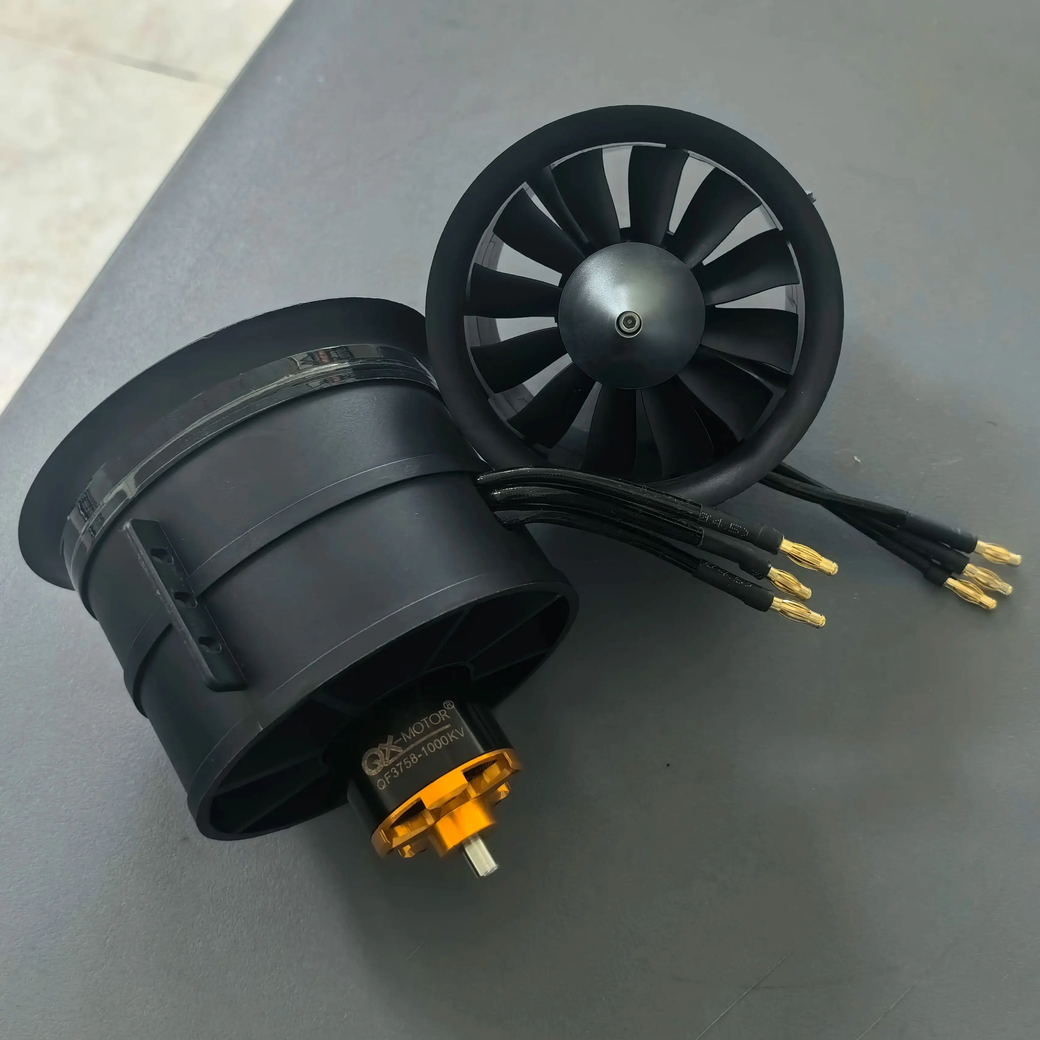 พัดลม QX-MOTOR 90 มม. EDF 12 ใบพัด หมุนตาม/ทวนเข็มนาฬิกา ชุดอัพเกรดพัดลมแบบมีท่อ EDF สำหรับเฮลิคอปเตอร์บังคับวิทยุ โดรนแบบสี่ใบพัด โดรนแบบปีกตรึง โดรนหลายแกน อะไหล่โดรน