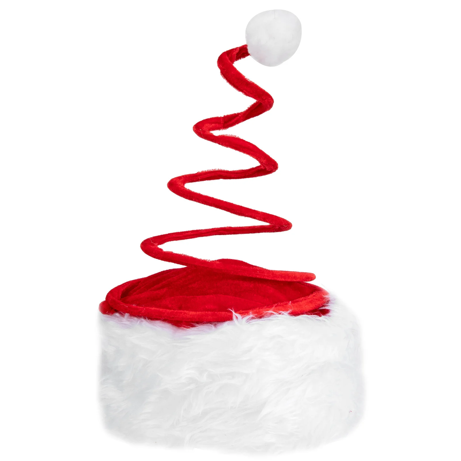 

Creative Christmas Hat Funny Spring Design Decorative Xmas Party Hat Elastic Headwear Prop Festival Headdress Ornament