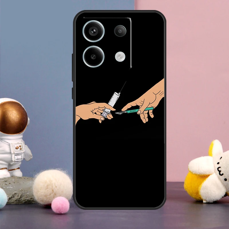Doctor Nurse Medical Medicine Health Case For Xiaomi Redmi Note 9 10 11 12 13 Pro Plus 12S 11S 10S 9S Remdi 12 13 C 9C 10C Cover