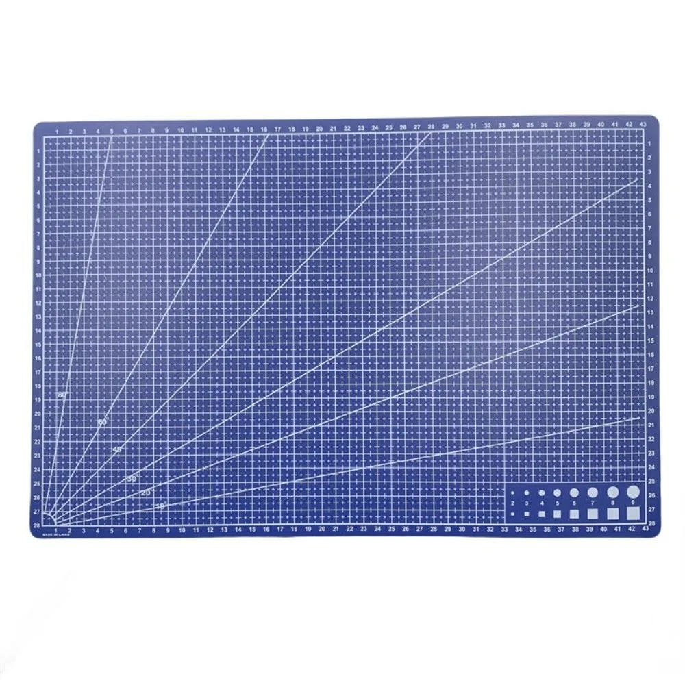 Paper Carving A3 PP Cutting Mat Single Side PP Plastic Patchwork Cut Pad Non-Slip High-quality Engraving Mat Sewing