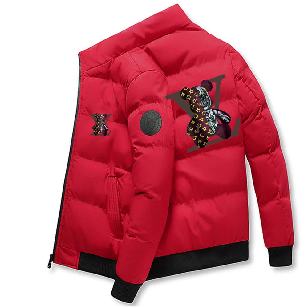 Winter warm and fashionable quality men's down jacket, lightweight down jacket, loose outdoor sports windproof down jacket