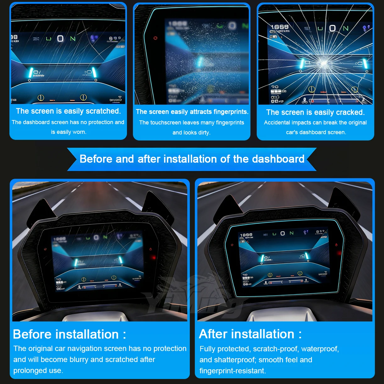 For Voge DS525X 2024 2025 Motorcycle 4K Cluster Scratch Protection Film Instrument Panel Tempered Glass Screen accessories