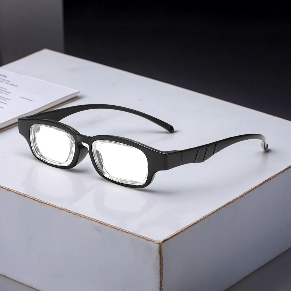 Rotatable Degree-adjustable Reading Glasses Men Women 0.5-3.5 Degree Presbyopia Glasses Convenient Anti-blue Light Glasses