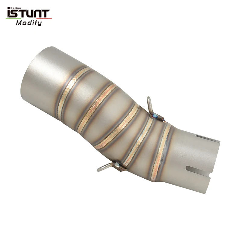 Slip On For CFMOTO 450SR 450 NK SR 2022 - 2025 Motorcycle Exhaust Muffler Escape Moto Modify 51mm Middle Link Pipe Bike Tube