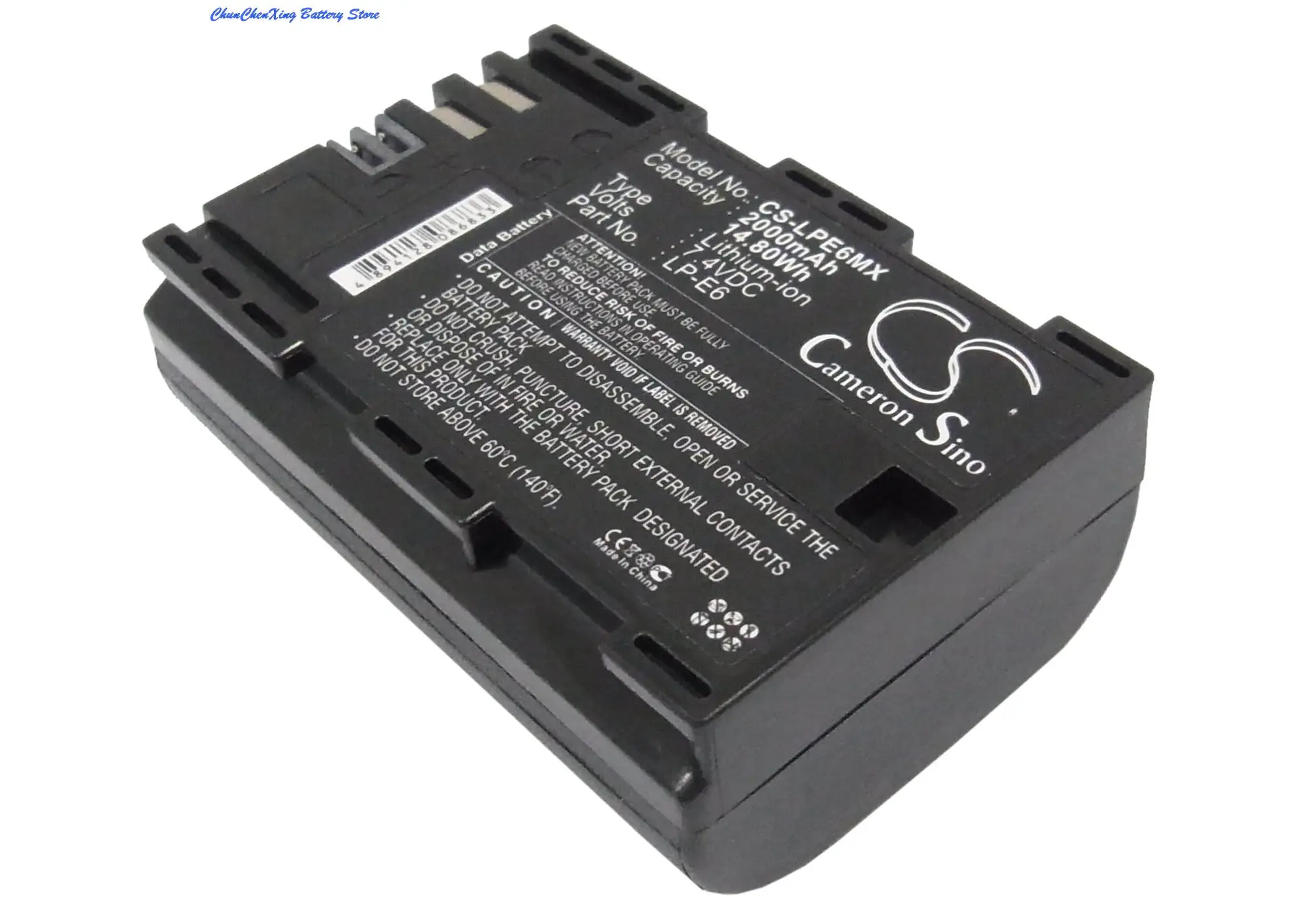 100% NEW1800mAh/2000mAh Battery LP-E6 LP-E6N for Canon EOS 5D Mark II, EOS 7D, EOS 60D, EOS 60Da, EOS 6D, EOS 7D Mark II
