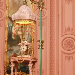 1/6 Doll House Model Furniture Accessories Rococo Style Palace Floor Lamp Bjd Ob11 Gsc Blyth Soldier Lol Miniatures Scene Props