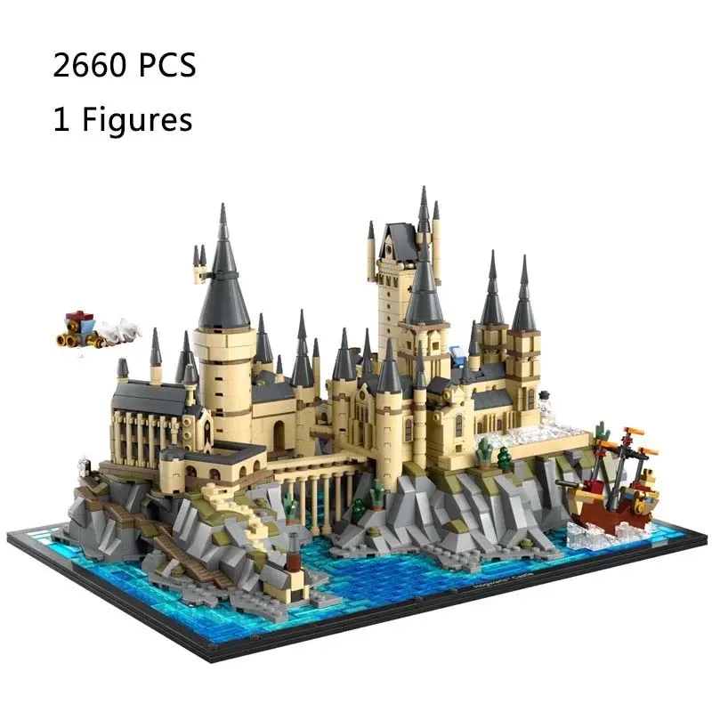 2660PCS Castle and Grounds Building Blocks Bricks Model  76419 Compatible Birthday Toys Gifts