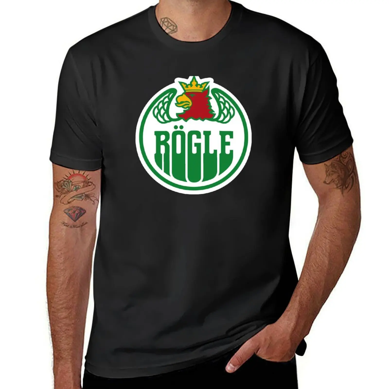 

Rogle BK T-Shirt new edition quick-drying Blouse summer clothes black t-shirts for men