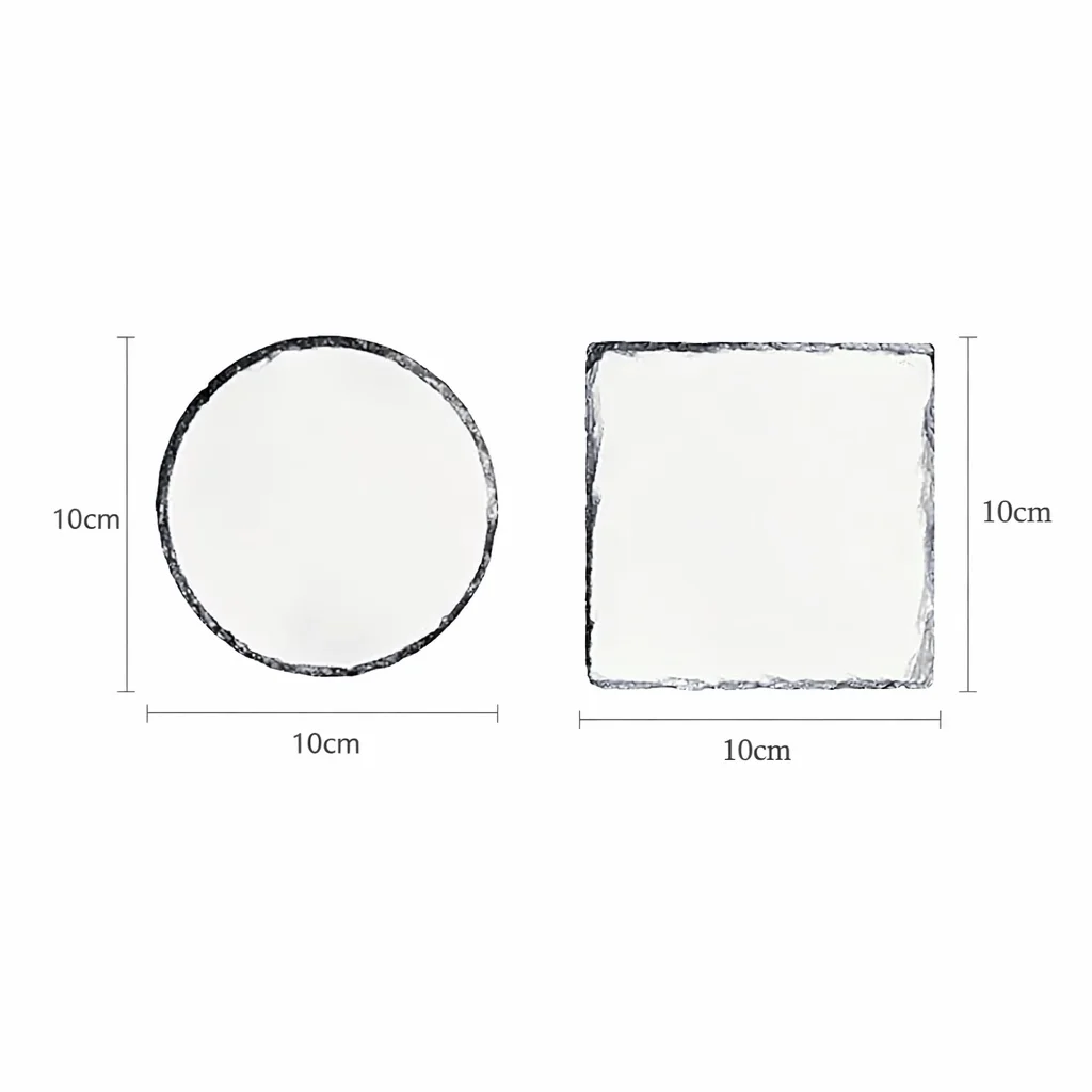 Sublimation Slate Coaster Blank, Natural Rock Stone Heat Transfer Photo Panel for DIY Printing Crafts - view 3