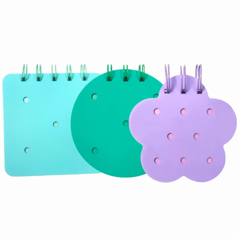 Round Stationery Coil Notebook Memo Book For Note-Taking Writing Drawing