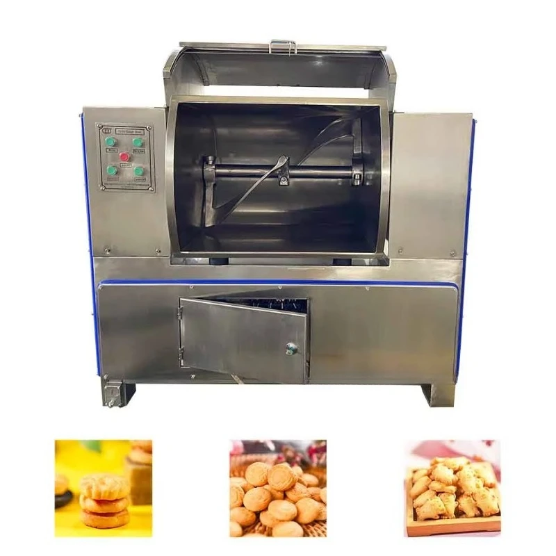 50kg 100kg 200kg 250kg Horizontal Dough Mixer for Biscuit Dough Mixing Bread Mixture Machine Customized
