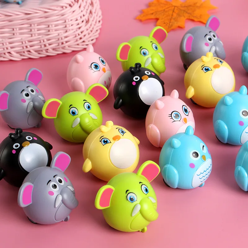 6Pcs Cartoon Animal Pull Back Car Toys for Kids Birthday Party Favors Baby Shower Guest Gift Pinata Fillers Kindergarten prizes