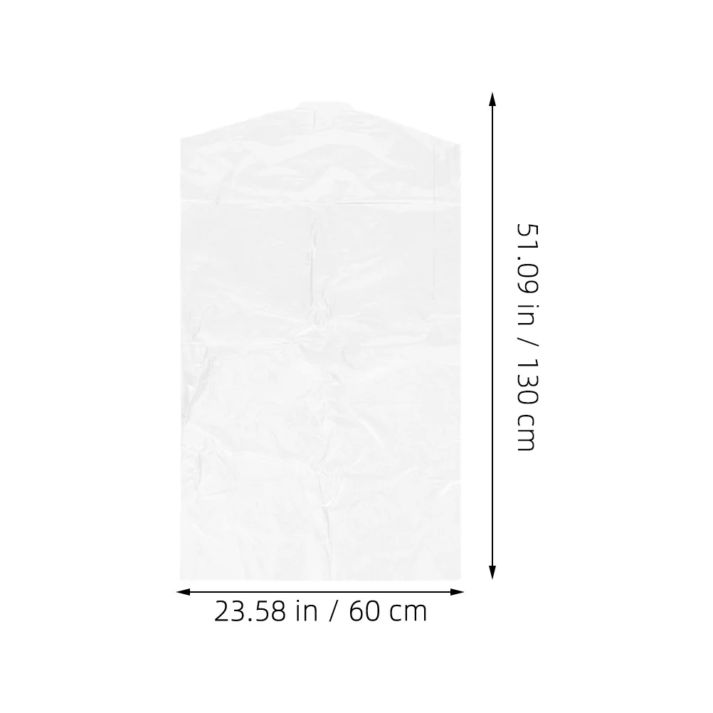 

25pcs Clear Garment Bag 30X40In Heavy Duty Plastic Clothing Storage Cover Waterproof Dust Proof For Wardrobe Closet Wedding