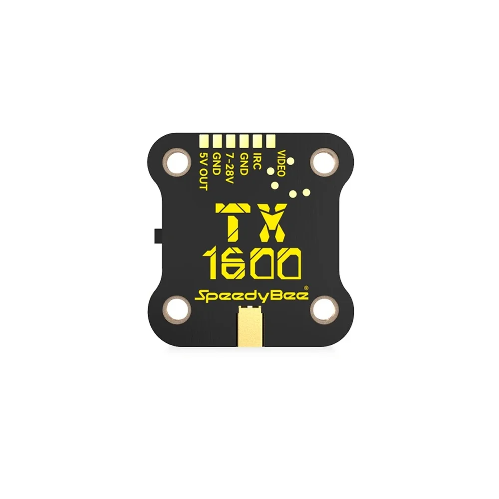 SpeedyBee TX ULTRA TX1600 5.8GHz 48CH 1.6W Analog VTX High-efficiency Heat Sink 2-6S LIPO 20X20mm for FPV Long Range Drones