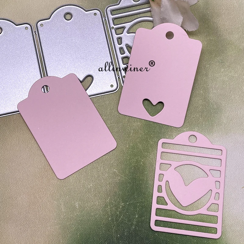 New Love tag decoration DIY Craft Metal Cutting Die Scrapbook Embossed Paper Card Album Craft Template Stencil Dies