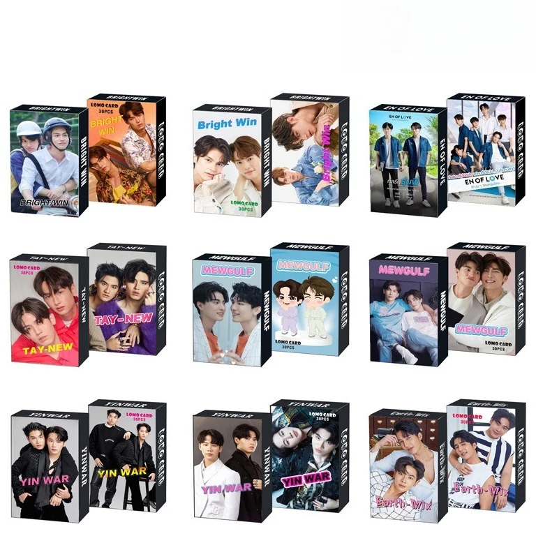 

Thai Stars Around The Hot-selling Small Card Handsome Guys Beautiful Women Combination Collection Card Singer Actor Team
