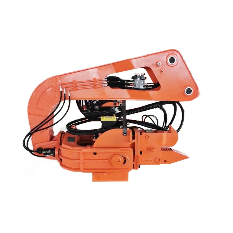 Customized Mounted Hydraulic Pile Driver for 6-20 Ton , High Efficiency Pile Driving Equipment for Construction Foundation