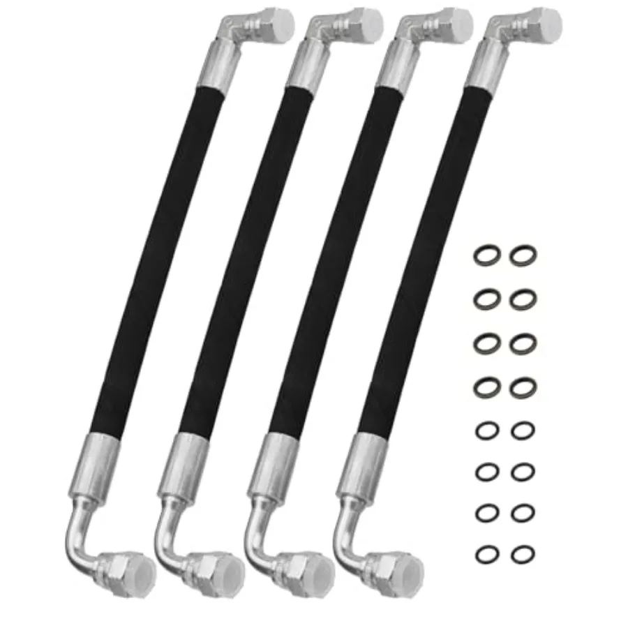 

Комплект из 4 гидравлических шлангов AW29374, совместимых с John Deere 400E, 400X, 400CX, 410, 419, 420, 430, 512, 120E, 120R, D120, H120, H130, H160, H165, 2