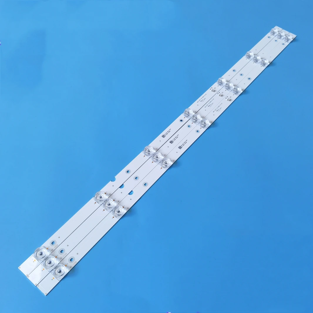 

3PCS 717mm LED Backlight strip 7 lamp MS-L2271 V4 035-400-3030-N For LED-40B570P LED- 40B670P LED-40B680 PPTV 40C4 V400HJ6-PE1