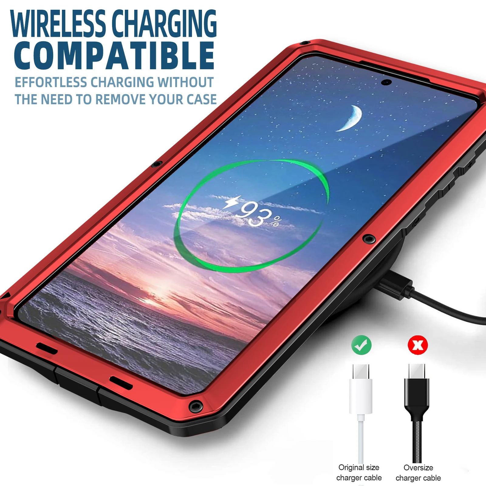 Para samsung galaxy s23 s22 s21 s20 ultra s24 plus s25 borda à prova de choque armadura metal caso capa para galaxy note 20 vidro temperado