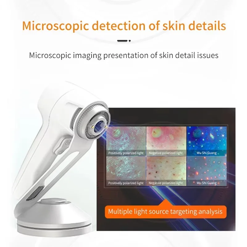 AI Magic 3d Mirror Facial Scanner Analizador De Piel Acne Skin Analysis Skin Wrinkles Analysis Testing Machine