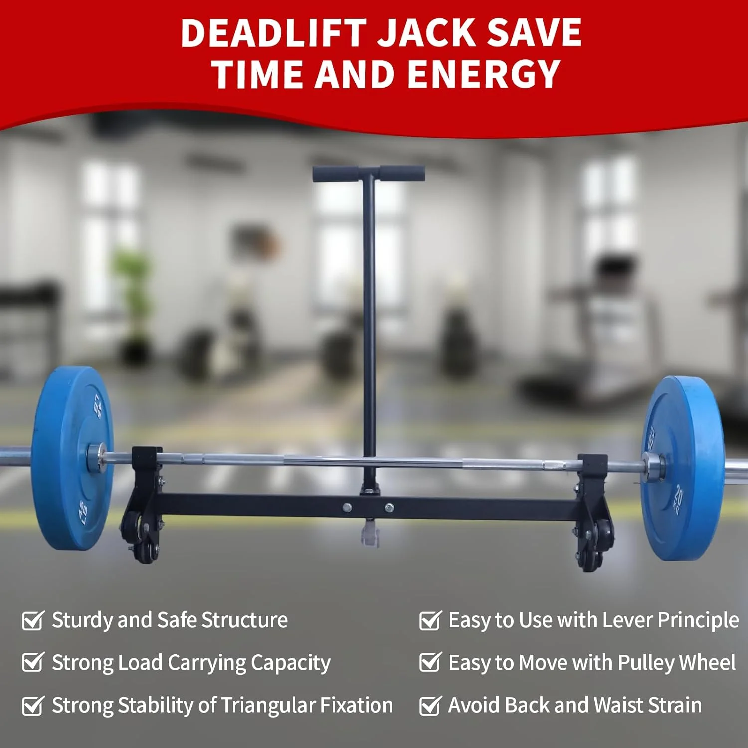 Deadlift Jack Barbell Stand wi - огляд і ціна Deadlift Jack Barbell