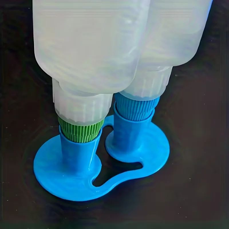 1 Pcs Inverted glue bottle rack - non-slip base, compatible with standard glue bottles, compact model, stable fixation