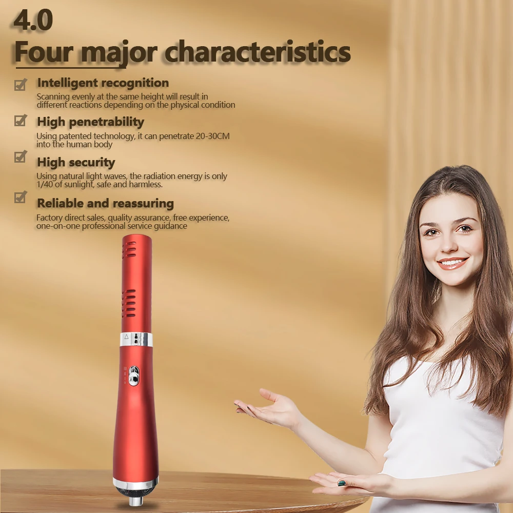 Novo terahertz varinha ventilador portátil 4.0 tz ventilador terapia de calor haste terahertz fábrica local atacado uso doméstico