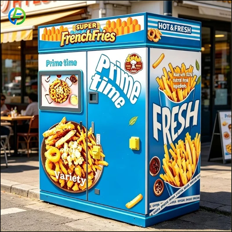 High Quality 24 Hours Service Modern French Fries Vending Machine FL Customized Vending Machine