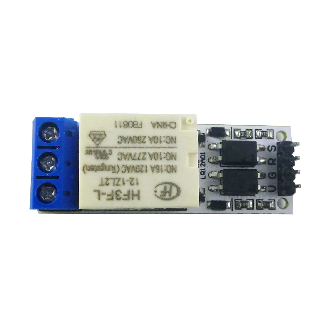 DC 12V 10A Latching Keep Relay Module Zero Power Hold Switch Bistable Self-locking Flip-Flop Latch Board