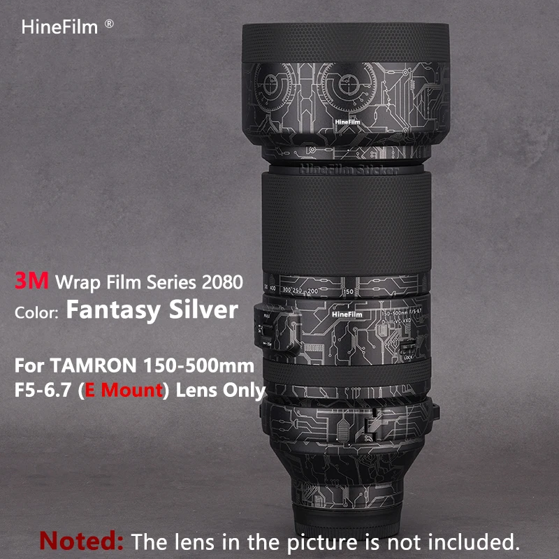 Hinefilm Skin for Tamron 150-500 for Sony Mount Lens Decal Skin Protector for Tamron 150-500mm f/5-6.7 Di III VC VXD Sticker