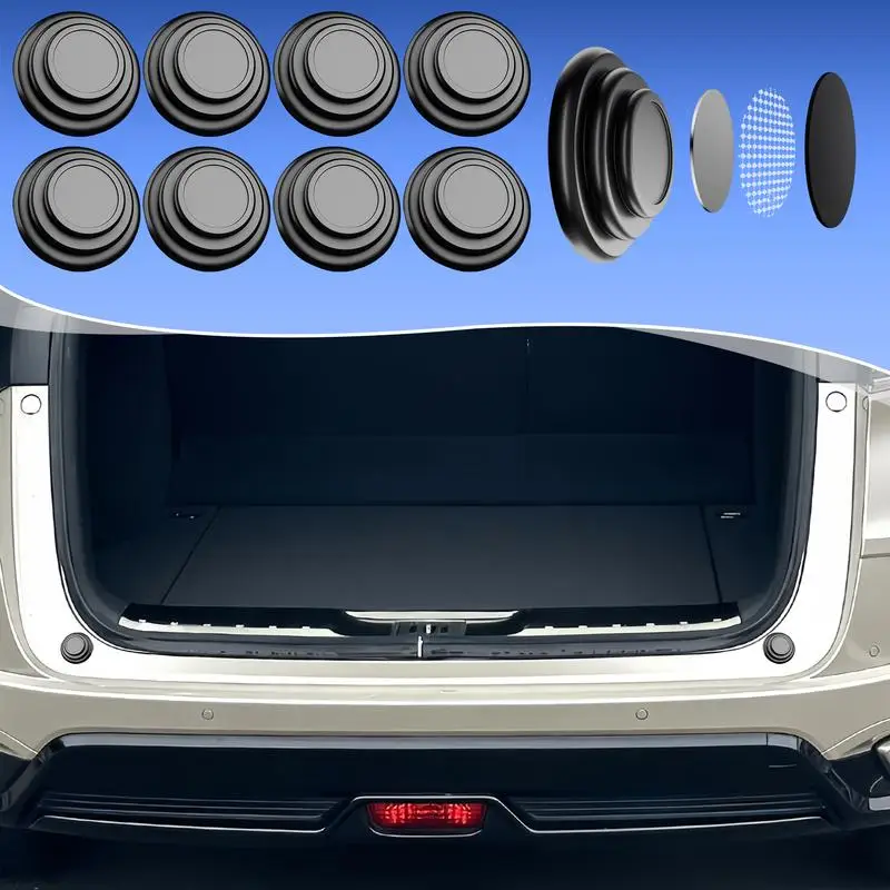 8pcs Universal Car Door Shock-absorbing Silent Gasket Closing Door Shock-proof Pads Anti-collision Strips Door Edge Protector