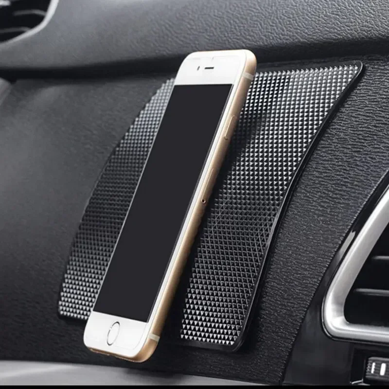 

Car Panel Anti-Slip Mat - Sticky PVC Heat-Resistant Pad for Sunglasses/Phone Holder (Interior Style)