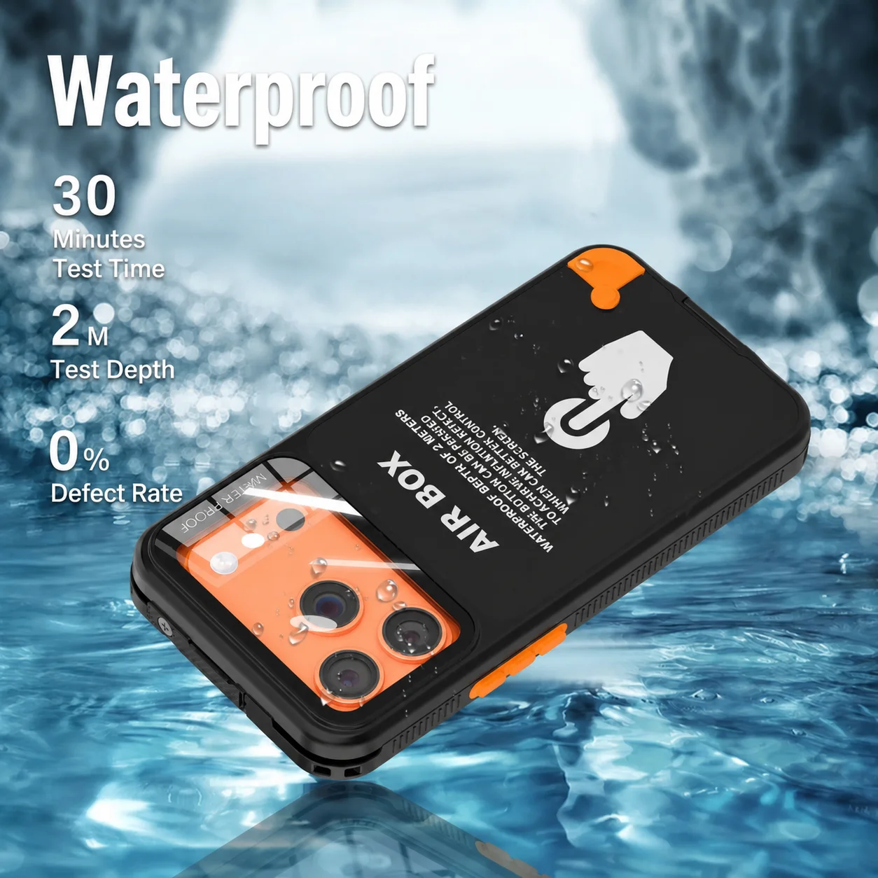 IP68 Waterproof Phone Case For iPhone 17 16 15 14 Pro Max Plus Underwater Taking Shockproof Dustproof Swimming Diving Cover