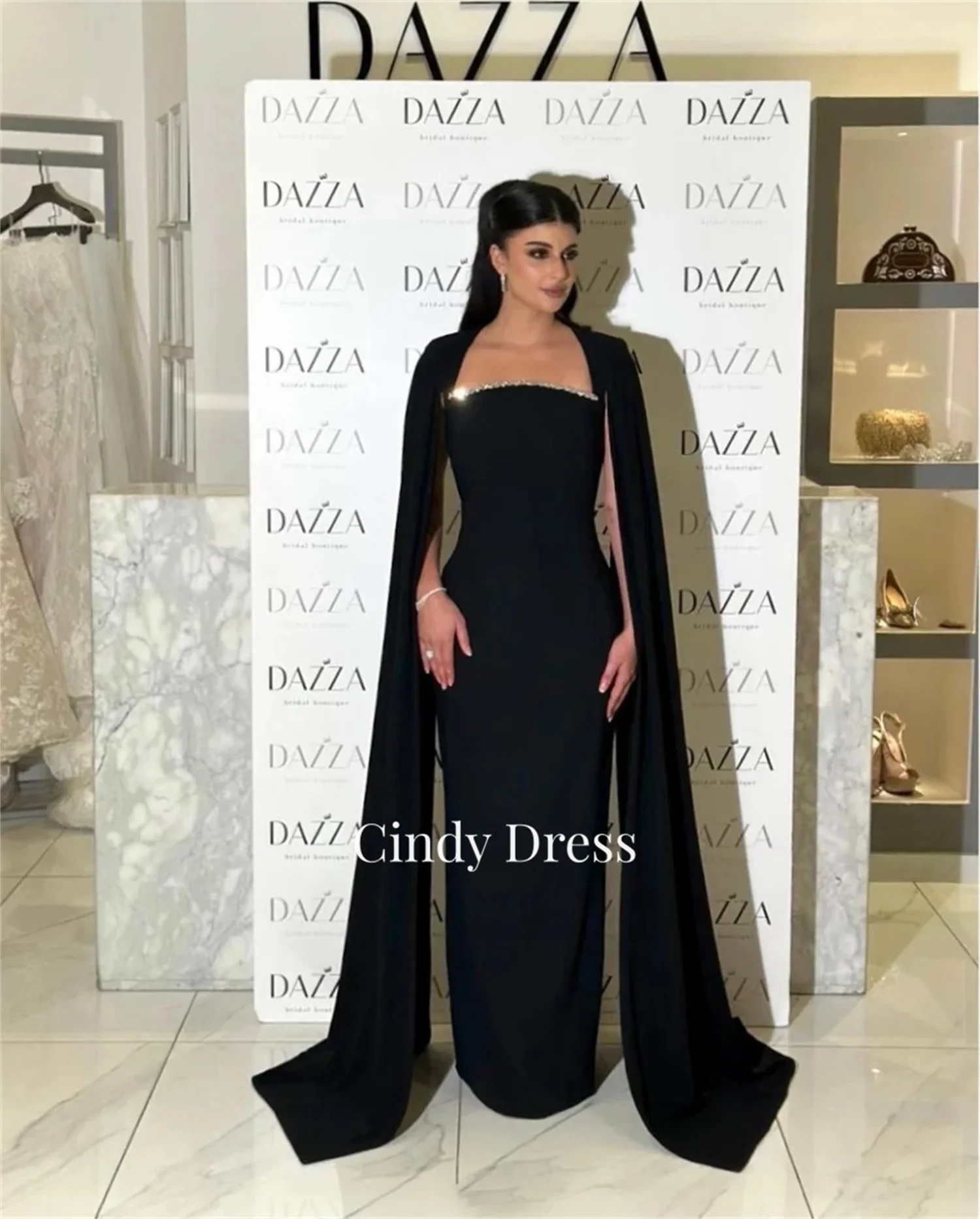 Cindy chal joyería de diamantes azul claro Arabia Saudita vestido de fiesta de boda mujeres elegantes vestidos de noche de lujo 2024 personalizado