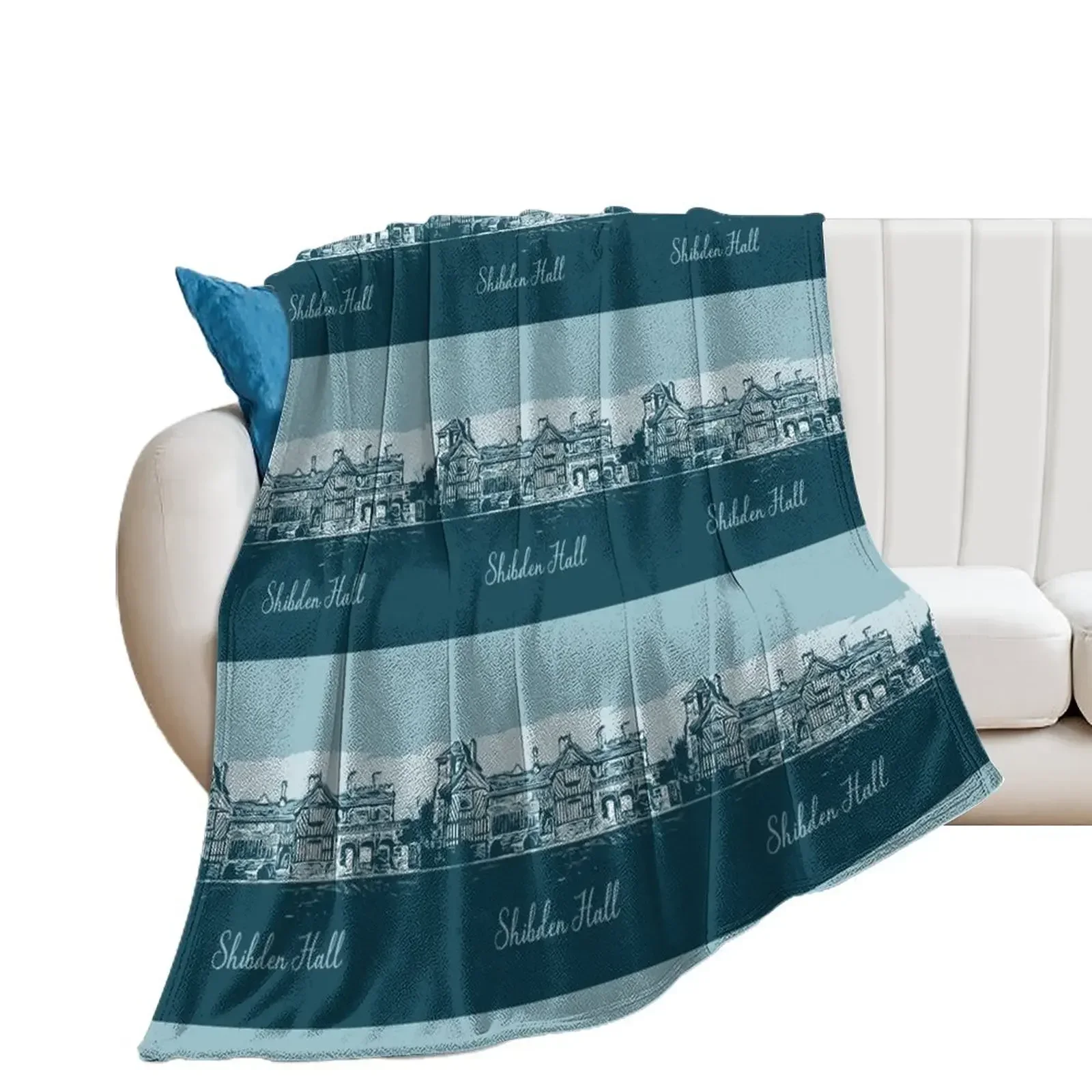 Shibden Hall Art Throw Blanket Picnic Blankets For Bed Flannels Nap Blankets