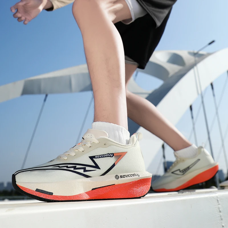 Youth Summer Running Shoes Shock Absorbent Physical Testing Breathability Professional Running Shoes Men's Sports Shoes