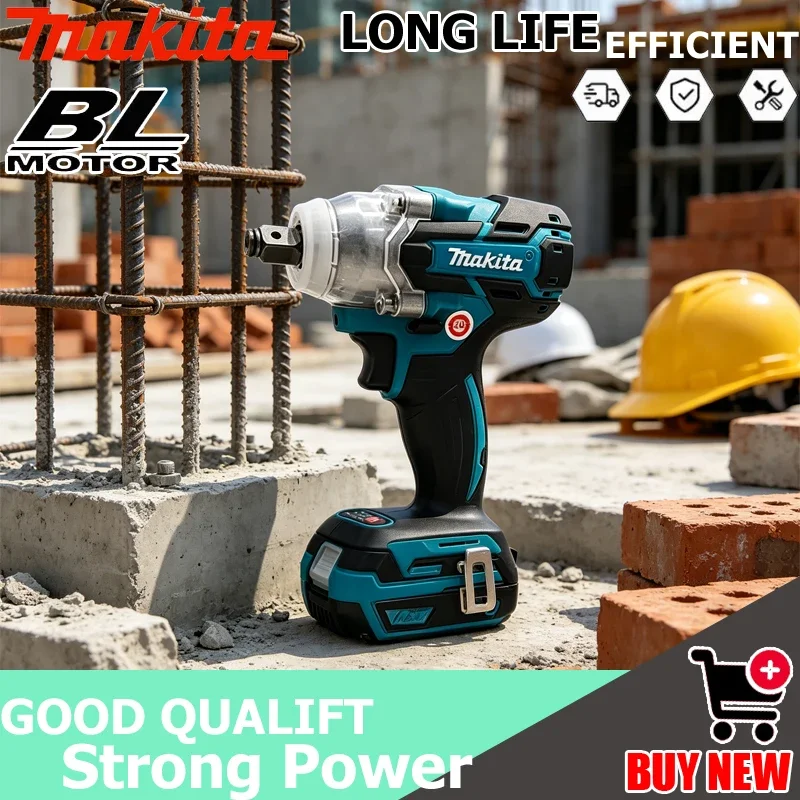 

Makita DTW600 Cordless Impact Wrench 280N.m High Torque Brushless Electric Tool Wrench Rechargeable Auto Repair Power Tools