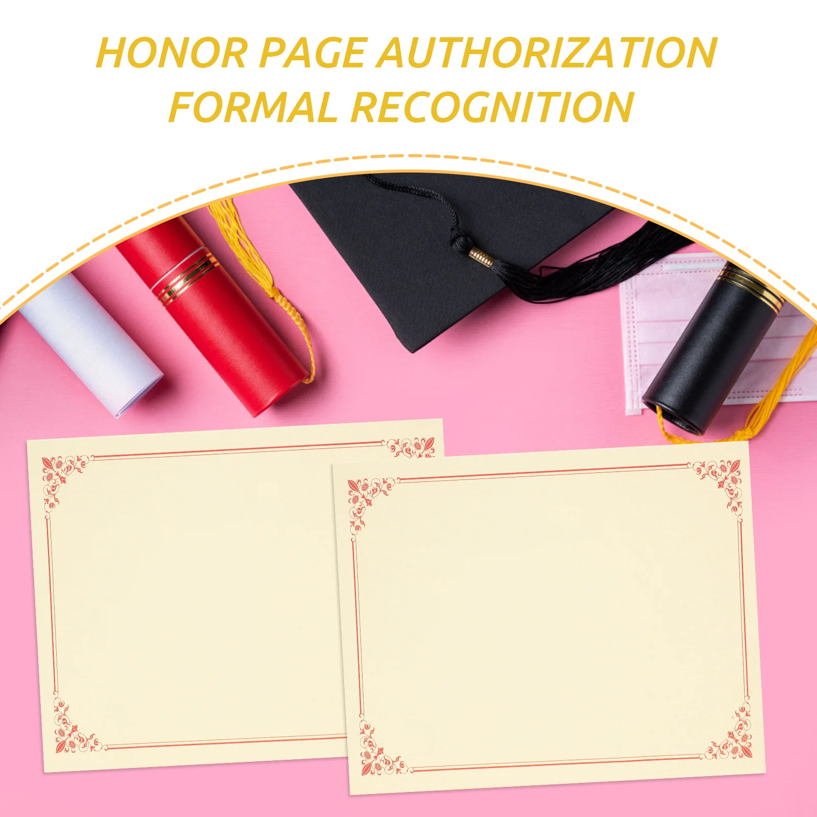 

Academic Certificate Paper of Appointment White Card Certificates Student School