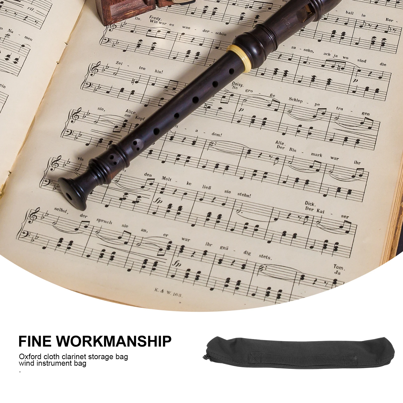 

Waterproof Instrument Pack Storage Clarinet Case Handheld Bag Music Oxford Cloth Travel