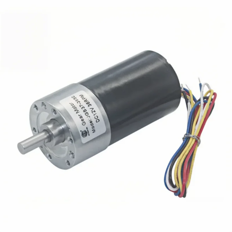 BLDC JGB37-3650 Brushless DC Gear Motor 12V 24V High Torque Reduction Motor Small Electric Motor For Automatic Curtain