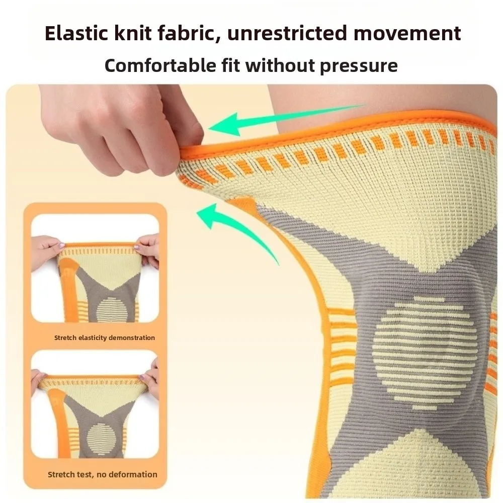 Anti-collision Sports Knee Pad Breathable Elastic Knee Sleeves Joints Protector Adjustable Knee Support Brace Running