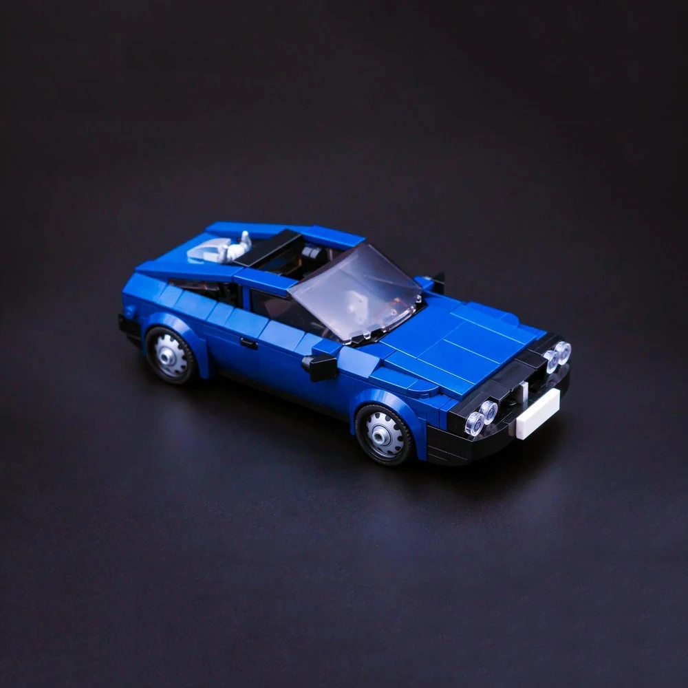 PolaDeer 354-teiliges MOC Lancia Montecarlo (One for the Road) Baustein-Set, Lernspielzeug, Bausteine, Geburtstagsgeschenk für Kinder – Detail 6