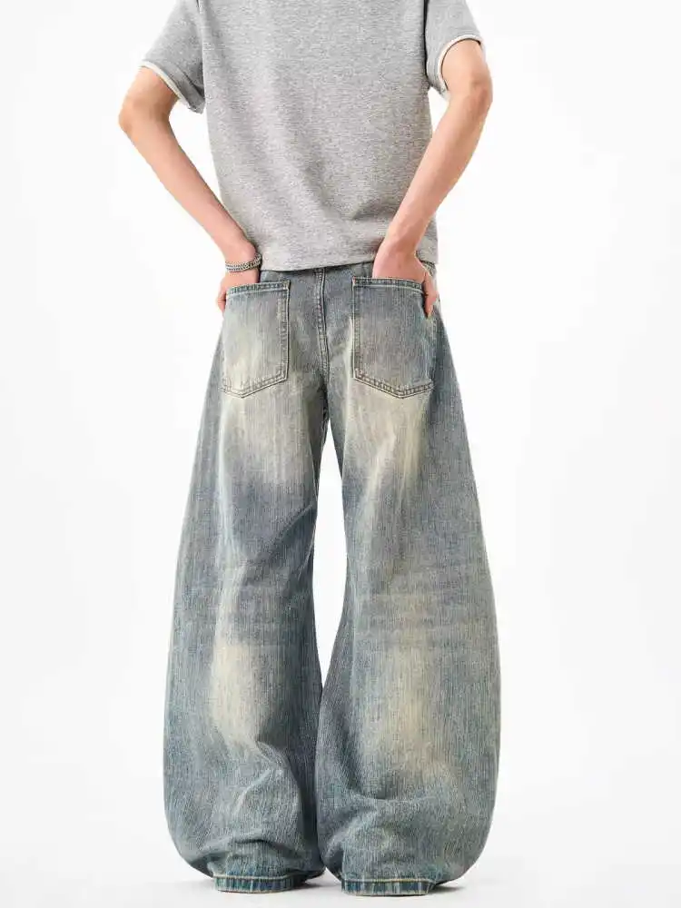 المرأة Y2k فضفاض ممزق الجينز Harajuku خمر سراويل جينز اليابانية 2000s نمط صديقها الجينز السراويل الطويلة الملابس كبيرة الحجم