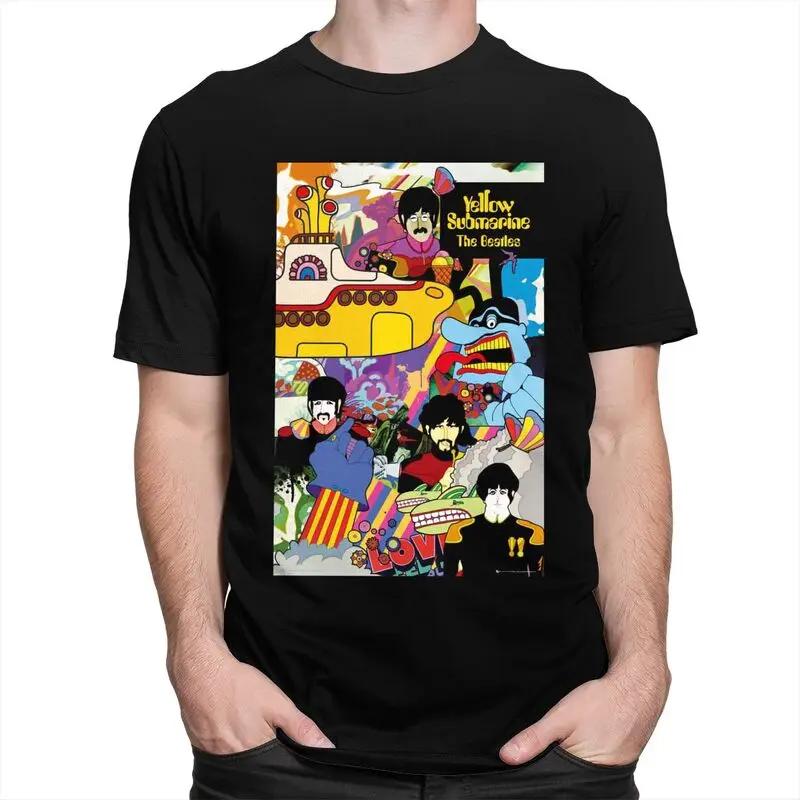 Custom Heavy Metal Rock The Beatle Tshirt for Men Short Sleeve T Shirt T-shirt 100% Cotton Tees Gift