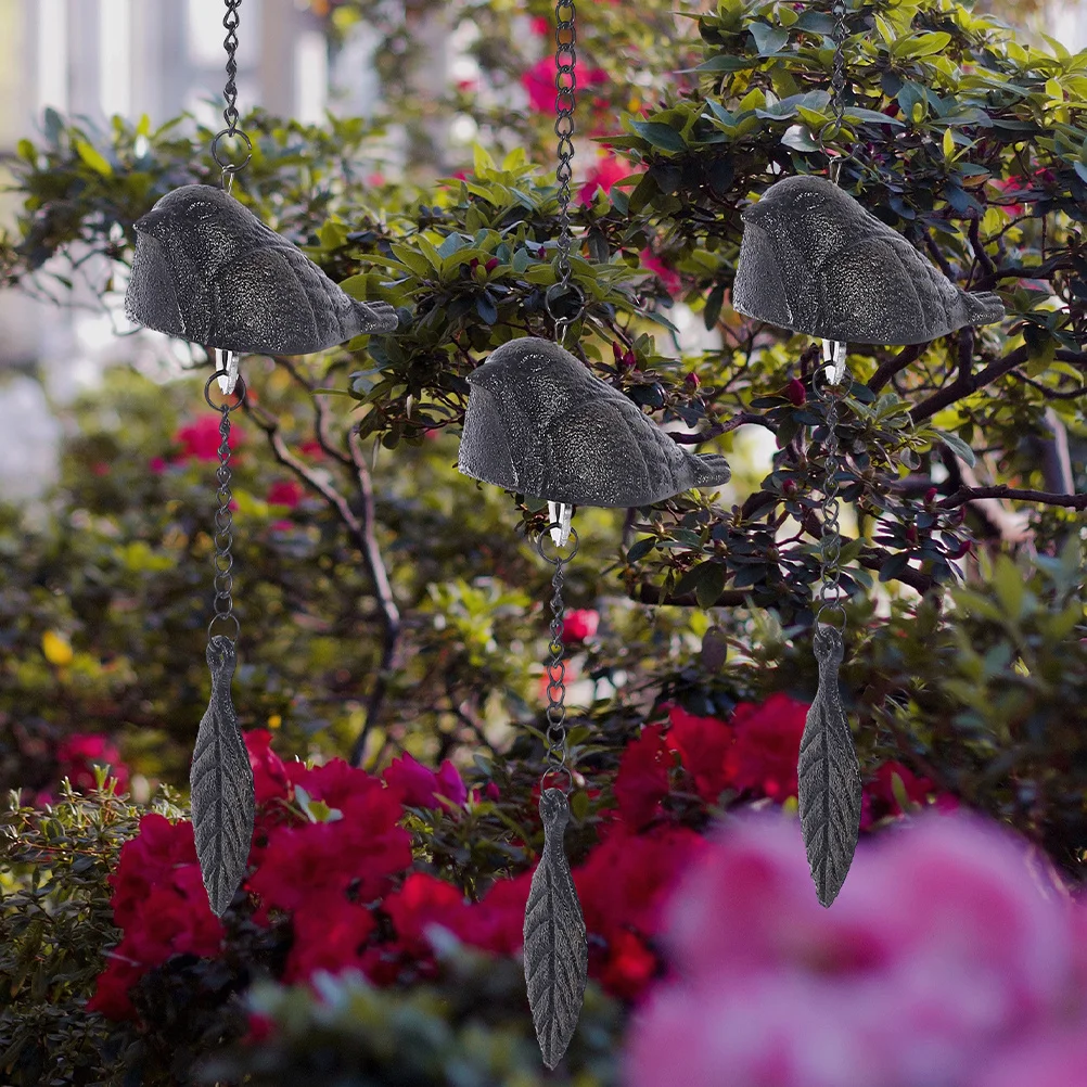 

2Pcs Wind Chime Garden Ornament Vintage Outdoor Hanging Bell Patio Decoration Metal Windchimes Garden Windchimes